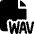Audio File Wav 1 Icon from Ultimate Bold Set