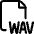 Audio File Wav Icon from Ultimate Regular Set