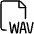 Audio File Wav Icon from Ultimate Light Set