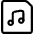 Audio File Icon from Streamline Regular 3.0 Set