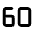 60fps Fill Icon from Rounded Fill - Material Symbols Set