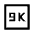 9k Icon from Sharp Line - Material Symbols Set