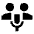Adaptive Audio Mic Fill Icon from Sharp Fill - Material Pro Set