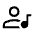Artist Icon from Sharp Line - Material Symbols Set