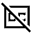 Closed Caption Disabled Icon from Sharp Line - Material Symbols Set