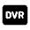 Fiber Dvr Fill Icon from Rounded Fill - Material Pro Set