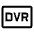 Fiber Dvr Icon from Outlined Line - Material Symbols Set