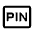 Fiber Pin Icon from Outlined Line - Material Symbols Set