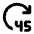 Forward 45 Fill Icon from Rounded Fill - Material Pro Set