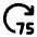 Forward 75 Fill Icon from Rounded Fill - Material Pro Set