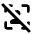 Frame Person Off Icon from Rounded Line - Material Pro Set