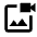 Image To Video Icon from Outlined Line - Material Pro Set