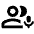 Interpreter Mode Icon from Rounded Line - Material Pro Set