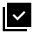 Library Add Check Fill Icon from Sharp Fill - Material Symbols Set