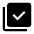 Library Add Check Fill Icon from Outlined Fill - Material Symbols Set