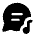 Lyrics Alt Fill Icon from Rounded Fill - Material Pro Set