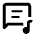 Lyrics Icon from Rounded Line - Material Pro Set