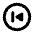 Skip Previous Circle Icon from Rounded Line - Material Pro Set