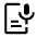 Speech To Text Icon from Outlined Line - Material Symbols Set