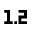 Speed 1 2 Fill Icon from Sharp Fill - Material Pro Set