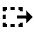 Track Select Right Tool Icon from Sharp Line - Material Pro Set