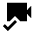 Video Call Connected Alt Fill Icon from Sharp Fill - Material Pro Set