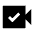 Video Call Connected Fill Icon from Sharp Fill - Material Pro Set