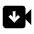 Video Download Fill Icon from Outlined Fill - Material Pro Set