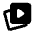 Video Gallery Fill Icon from Rounded Fill - Material Pro Set