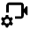 Video Settings Icon from Rounded Line - Material Pro Set