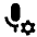 Voice Mail Setting Gear Fill Icon from Rounded Fill - Material Pro Set