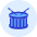 Drum icon - Free transparent PNG, SVG. No sign up needed.