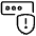 Breached Password Authentication Shield Warning Icon from Ultimate Light Set