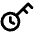 One Time Password Authentication Timer Key Icon from Ultimate Bold Set