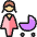 Baby Trolley Icon from Ultimate Colors Set