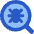 Bug Search Icon from Core Flat Set