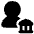 Bank Broker Icon from Plump Solid Set