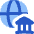 International Bank Icon from Flex Flat Set
