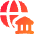 International Bank Icon from Flex Gradient Set