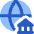 International Bank Icon from Core Flat Set