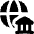 International Bank Icon from Flex Solid Set
