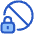 Permanent Block Account Security Icon from Plump Duo Set