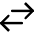 Swap Exchange Transaction Icon from Core Line Set