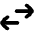 Swap Exchange Transaction Icon from Flex Solid Set