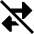 Swap Exchange Transaction Off Disabled Icon from Sharp Solid Set