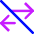 Swap Exchange Transaction Off Disabled Icon from Core Neon Set