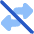 Swap Exchange Transaction Off Disabled Icon from Plump Flat Set