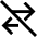 Swap Exchange Transaction Off Disabled Icon from Sharp Line Set