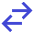 Swap Exchange Transaction Icon from Sharp Duo Set