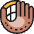 Baseball Glove Icon from Ultimate Colors Set